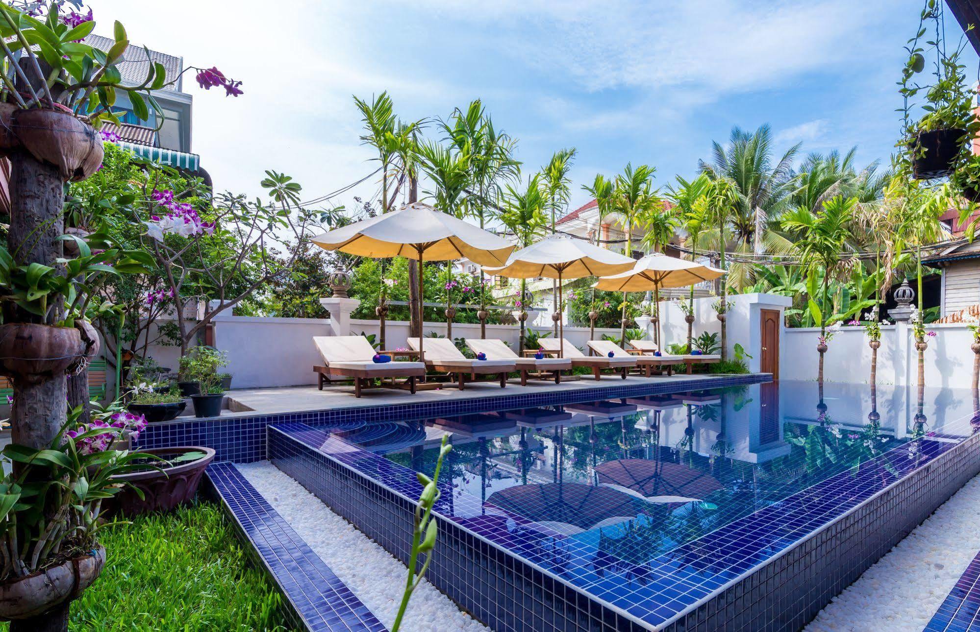 The Unique Angkor Villa Siem Reap Esterno foto
